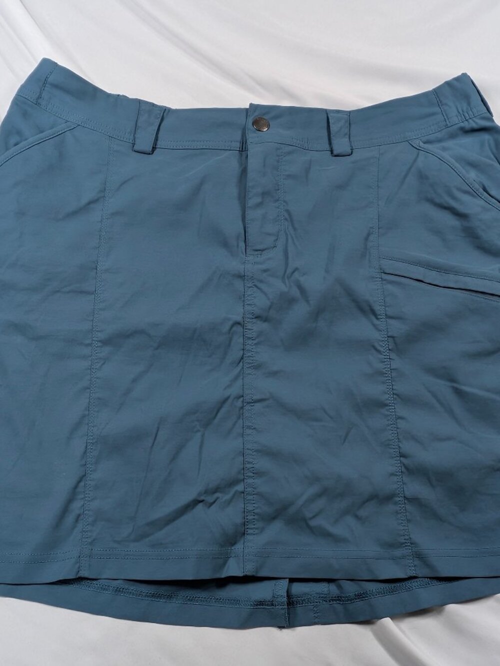 Duluth Trading Co. Women’s Dry on the Fly Outdoor Hiking Skort - Slate Blue/teal